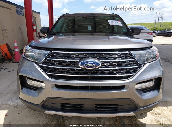 1FMSK7DH9PGB79809 2023 FORD EXPLORER Gray Вид щитка приладів
