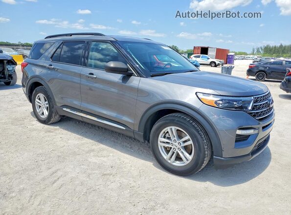1FMSK7DH9RGA43683 2024 FORD EXPLORER Gray Przód prawy