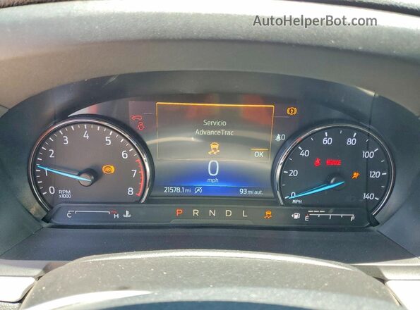 1FMSK7DH9RGA43683 2024 FORD EXPLORER Gray Widok zestawu wskaźników