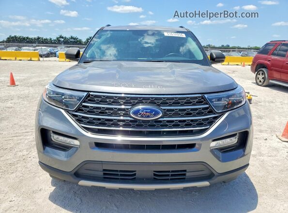 1FMSK7DH9RGA43683 2024 FORD EXPLORER Gray Widok z przodu