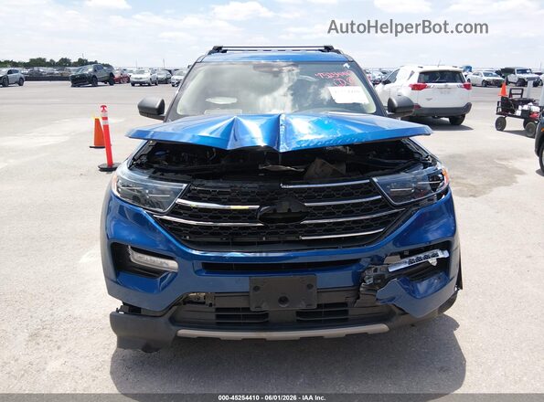 1FMSK7DHXLGA52772 2020 FORD EXPLORER Blue Front view