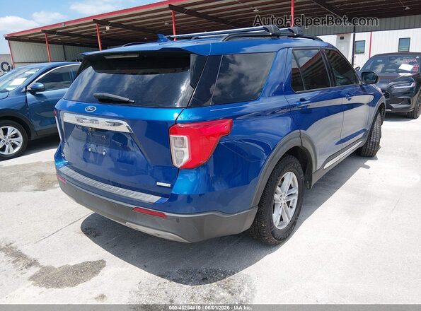 1FMSK7DHXLGA52772 2020 FORD EXPLORER Blue Rear right