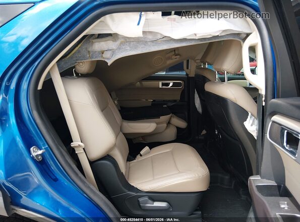 1FMSK7DHXLGA52772 2020 FORD EXPLORER Blue VIN sticker view