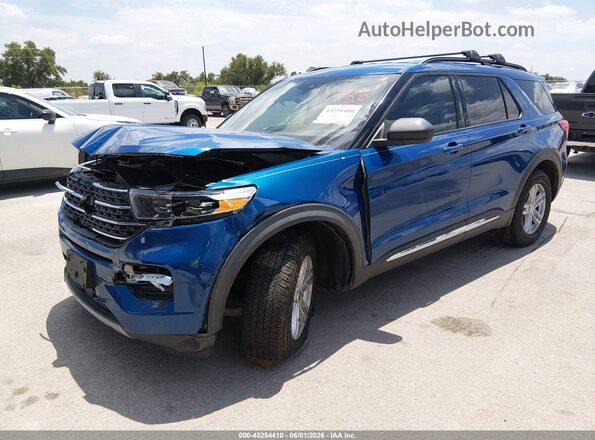 1FMSK7DHXLGA52772 2020 FORD EXPLORER Blue Front left