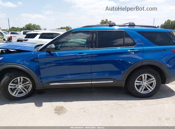 1FMSK7DHXLGA52772 2020 FORD EXPLORER Blue 360 interior view