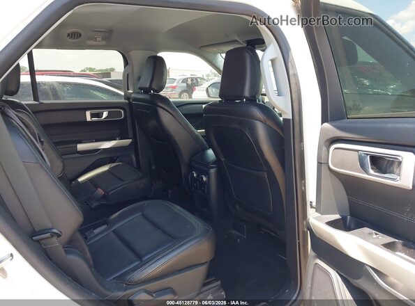 1FMSK7DHXLGC80111 2020 FORD EXPLORER White Vista de la etiqueta del VIN
