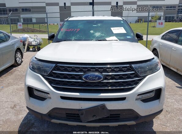 1FMSK7DHXLGC80111 2020 FORD EXPLORER White Vista del cuadro de instrumentos