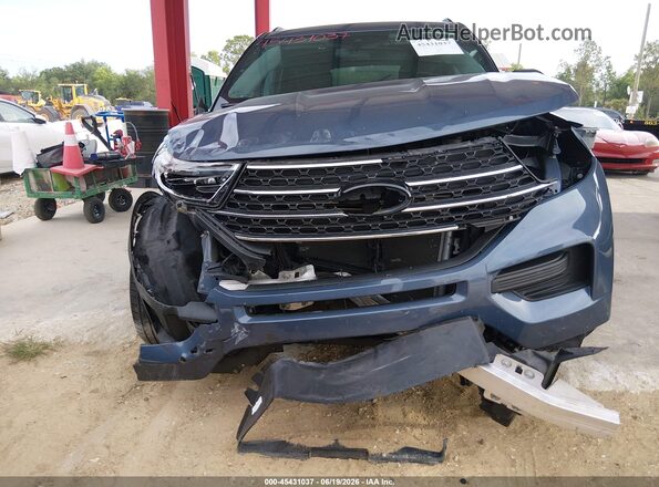 1FMSK7DHXMGA68181 2021 FORD EXPLORER Blue Vista frontal