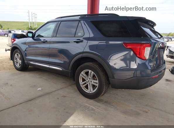 1FMSK7DHXMGA68181 2021 FORD EXPLORER Blue Trasero izquierdo