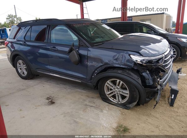 1FMSK7DHXMGA68181 2021 FORD EXPLORER Blue Vista interior de 360 grados