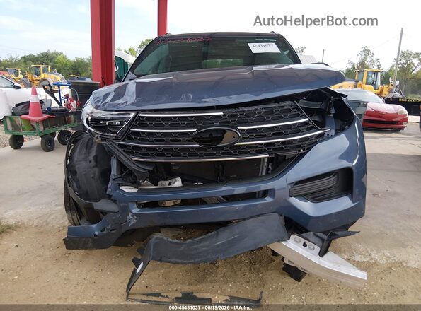 1FMSK7DHXMGA68181 2021 FORD EXPLORER Blue Vista interior trasera