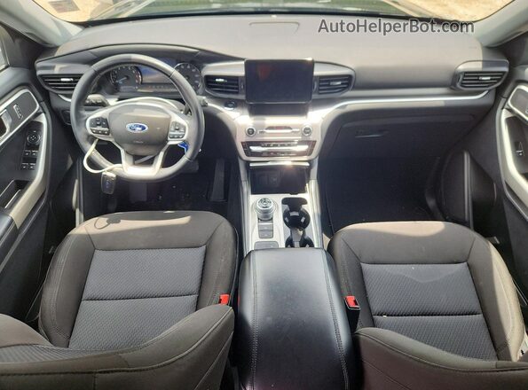 1FMSK7DHXNGA06216 2022 FORD EXPLORER Black წინა პანელის ხედი