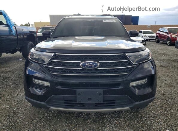 1FMSK7DHXNGA29527 2022 FORD EXPLORER Black Vista frontal