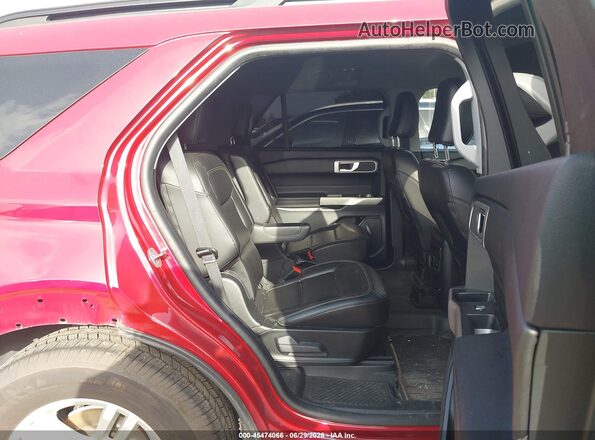 1FMSK7DHXPGB07873 2023 FORD EXPLORER Red VIN կոդի պիտակի տեսք