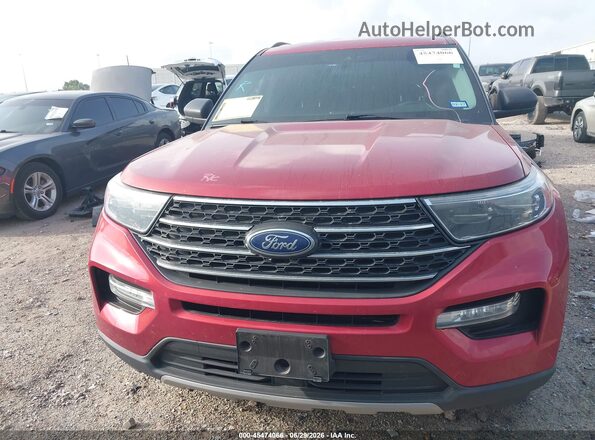 1FMSK7DHXPGB07873 2023 FORD EXPLORER Red Սարքավորումների վահանակի տեսք