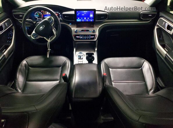 1FMSK7DHXRGA04228 2024 FORD EXPLORER Gray Widok deski rozdzielczej