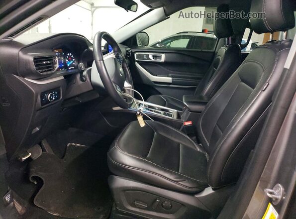 1FMSK7DHXRGA04228 2024 FORD EXPLORER Gray Widok wnętrza z przodu