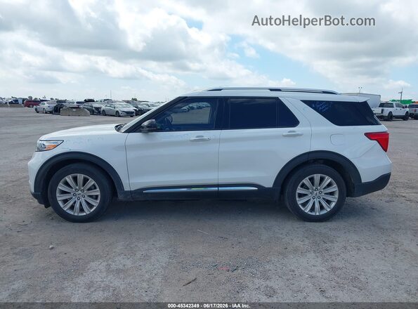 1FMSK7FH1MGC47934 2021 FORD EXPLORER White Սալոնի 360 աստիճան տեսք