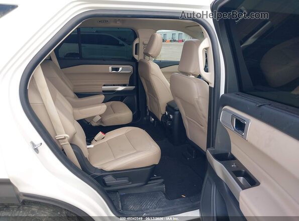 1FMSK7FH1MGC47934 2021 FORD EXPLORER White VIN կոդի պիտակի տեսք