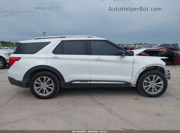 1FMSK7FH2LGA15289 2020 FORD EXPLORER White Սալոնի 360 աստիճան տեսք