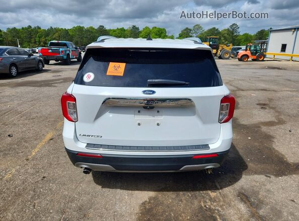 1FMSK7FH2MGB53030 2021 FORD EXPLORER White Rear view