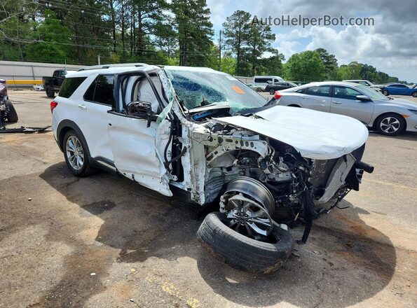 1FMSK7FH2MGB53030 2021 FORD EXPLORER White Front right