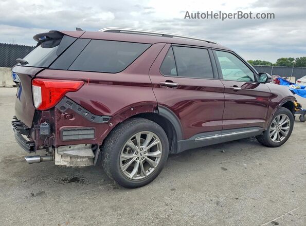 1FMSK7FH2NGA46321 2022 FORD EXPLORER Burgundy 