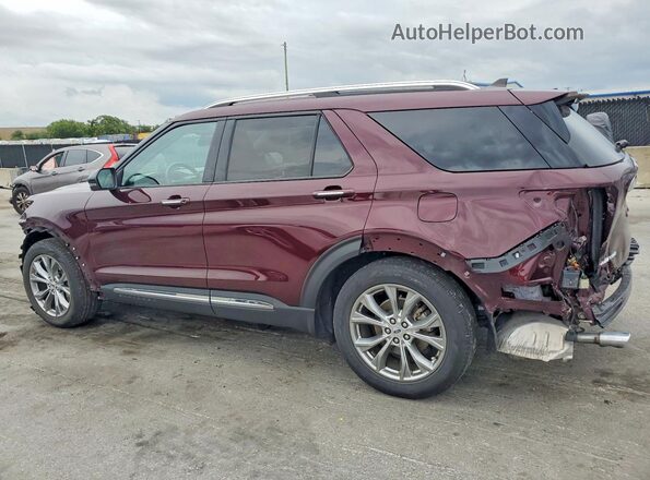 1FMSK7FH2NGA46321 2022 FORD EXPLORER Burgundy 