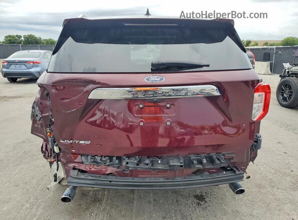 1FMSK7FH2NGA46321 2022 FORD EXPLORER Burgundy 