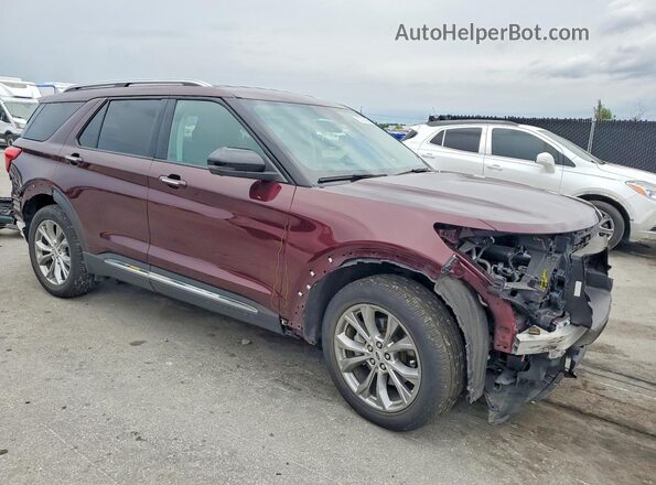 1FMSK7FH2NGA46321 2022 FORD EXPLORER Burgundy 