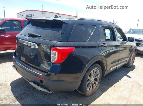 1FMSK7FH2NGA56816 2022 FORD EXPLORER Black Tył prawy