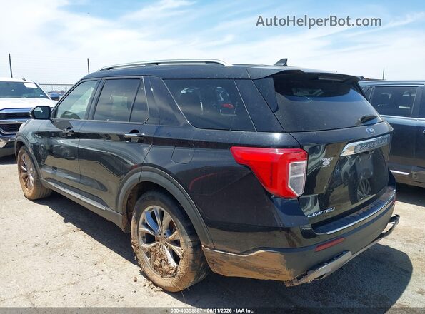 1FMSK7FH2NGA56816 2022 FORD EXPLORER Black Tył lewy
