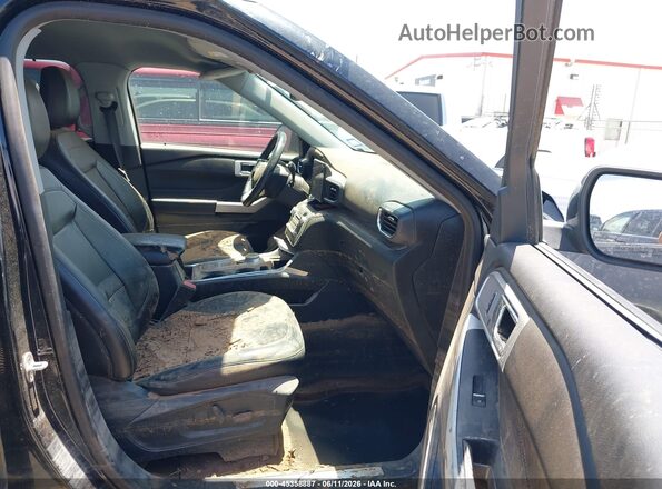 1FMSK7FH2NGA56816 2022 FORD EXPLORER Black Widok wnętrza z przodu
