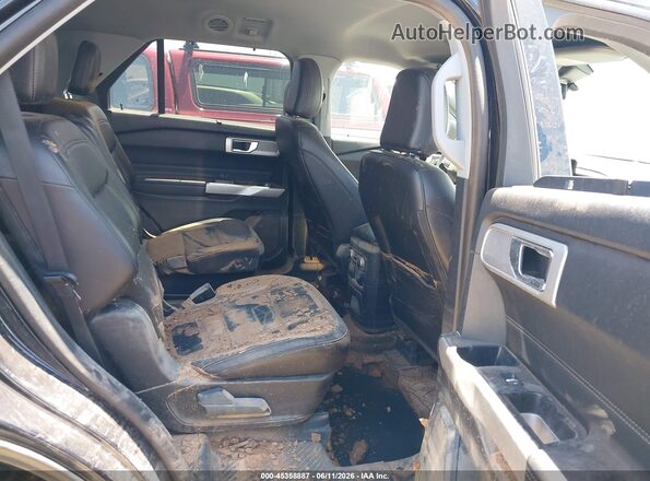 1FMSK7FH2NGA56816 2022 FORD EXPLORER Black Widok naklejki z numerem VIN