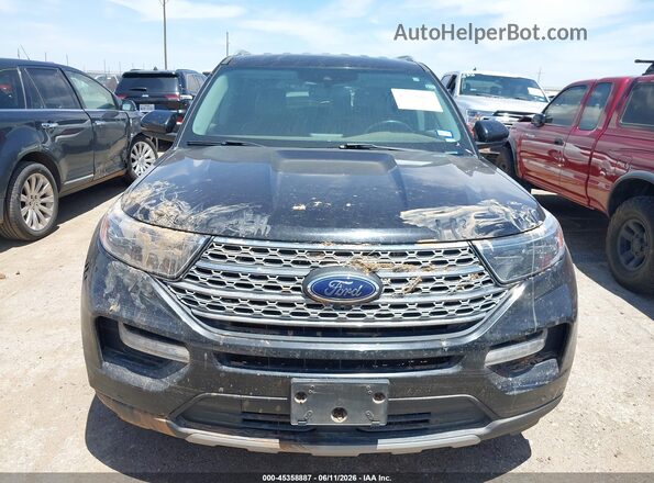 1FMSK7FH2NGA56816 2022 FORD EXPLORER Black Widok zestawu wskaźników