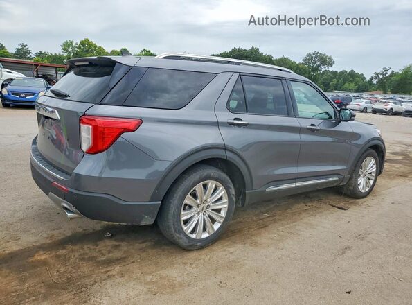 1FMSK7FH2NGA80193 2022 FORD EXPLORER Gray Rear right