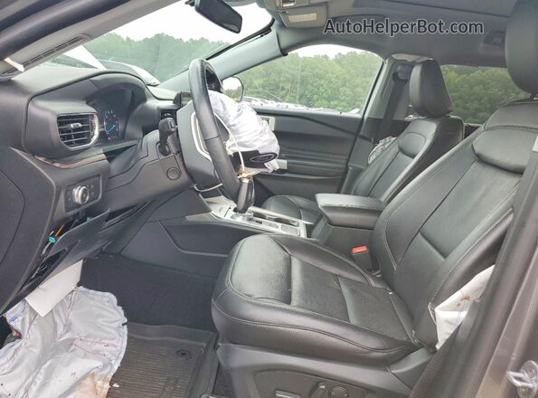 1FMSK7FH2NGA80193 2022 FORD EXPLORER Gray Front interior view