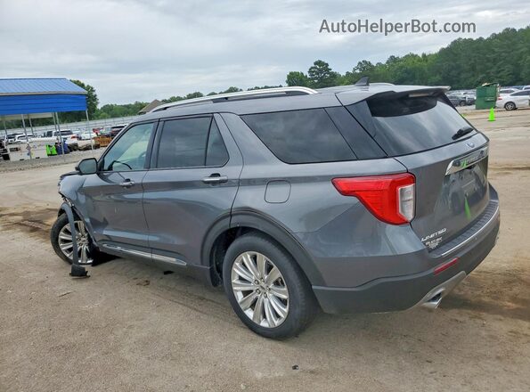 1FMSK7FH2NGA80193 2022 FORD EXPLORER Gray Rear left
