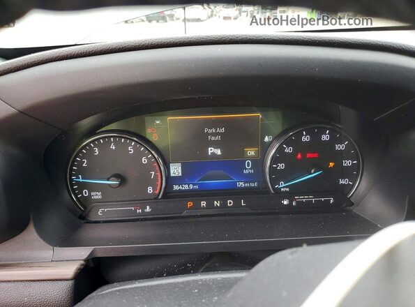1FMSK7FH2NGA80193 2022 FORD EXPLORER Gray Instrument cluster view