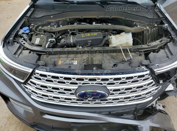 1FMSK7FH2NGA80193 2022 FORD EXPLORER Gray Engine compartment view