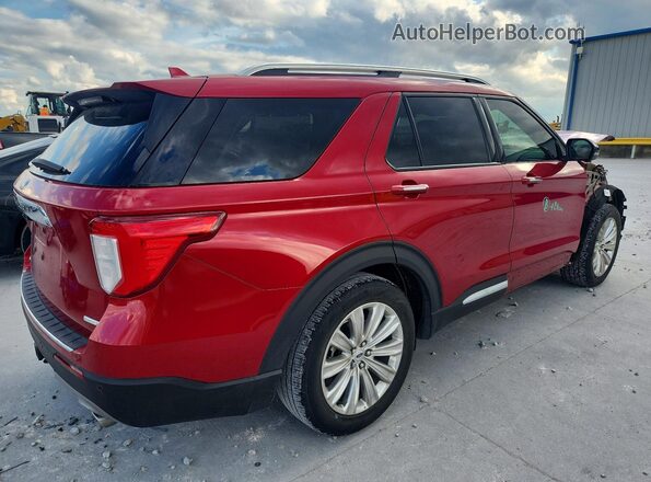 1FMSK7FH3LGA26804 2020 FORD EXPLORER Red Rear right