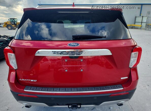 1FMSK7FH3LGA26804 2020 FORD EXPLORER Red Rear view