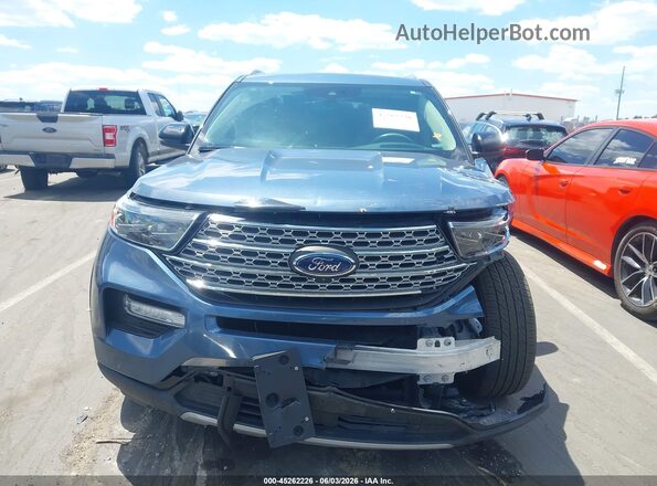 1FMSK7FH3LGB71406 2020 FORD EXPLORER Light Blue Vista del cuadro de instrumentos