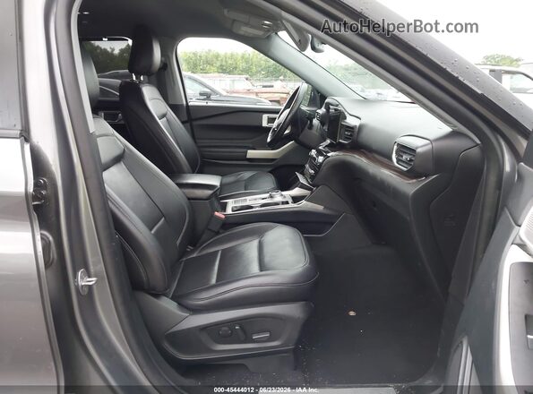 1FMSK7FH3MGB06153 2021 FORD EXPLORER Gray Widok wnętrza z przodu