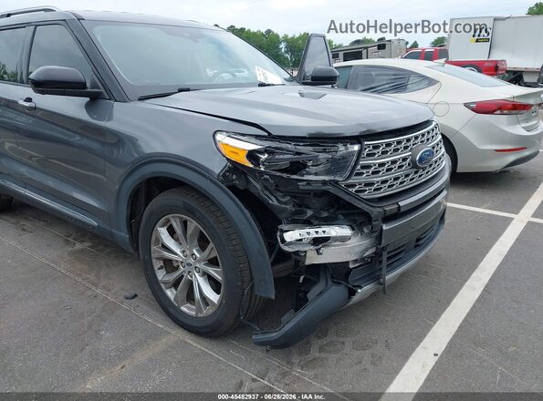 1FMSK7FH4NGA51102 2022 FORD EXPLORER Gray Vista frontal
