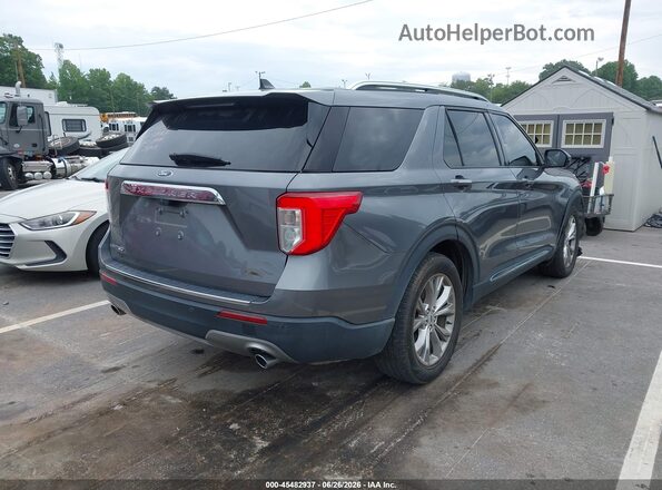 1FMSK7FH4NGA51102 2022 FORD EXPLORER Gray Trasero derecho