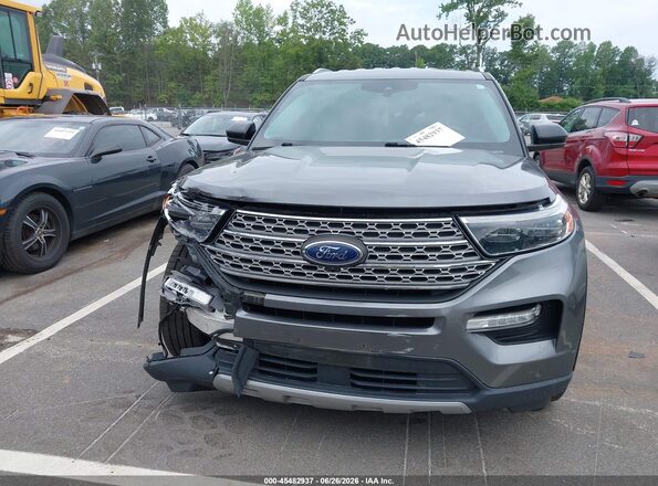 1FMSK7FH4NGA51102 2022 FORD EXPLORER Gray Vista interior trasera