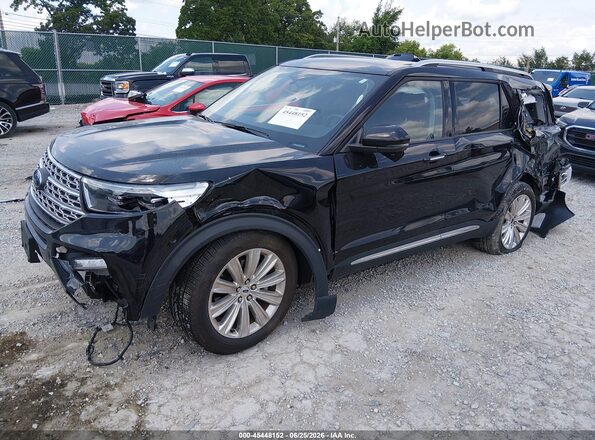 1FMSK7FH4PGA14070 2023 FORD EXPLORER Black Przód lewy