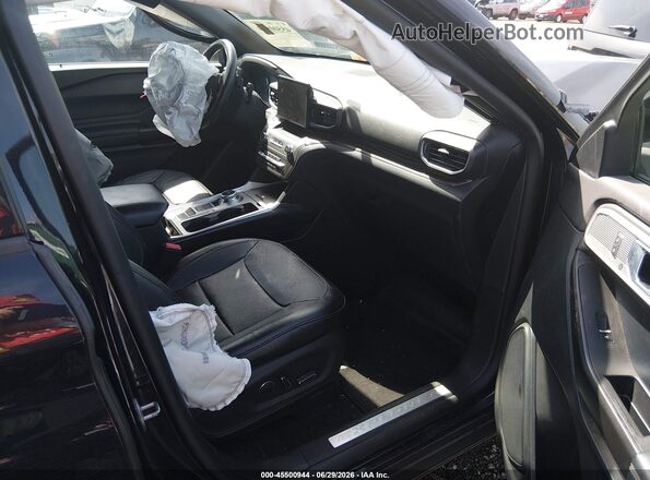 1FMSK7FH5LGB56776 2020 FORD EXPLORER Black Vista interior delantera