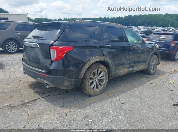 1FMSK7FH5MGB52857 2021 FORD EXPLORER Black Հետևի աջ